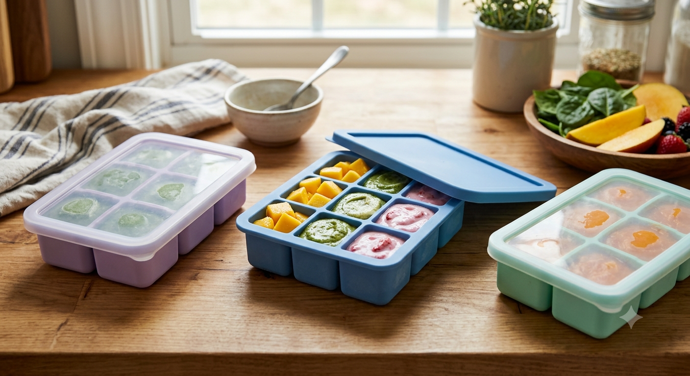 Silicone Freezer Molds with Lids