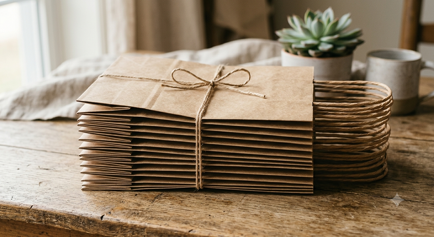 Pack of 10 Kraft Bags