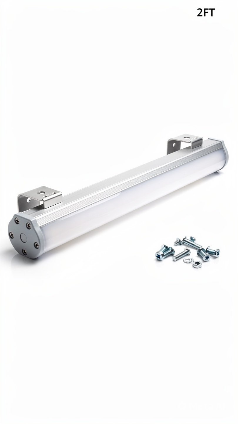 2FT Linkable 20W LED Shop Lights Warm White 4000K Utility Shop Lights 2000LM for Garages Shop