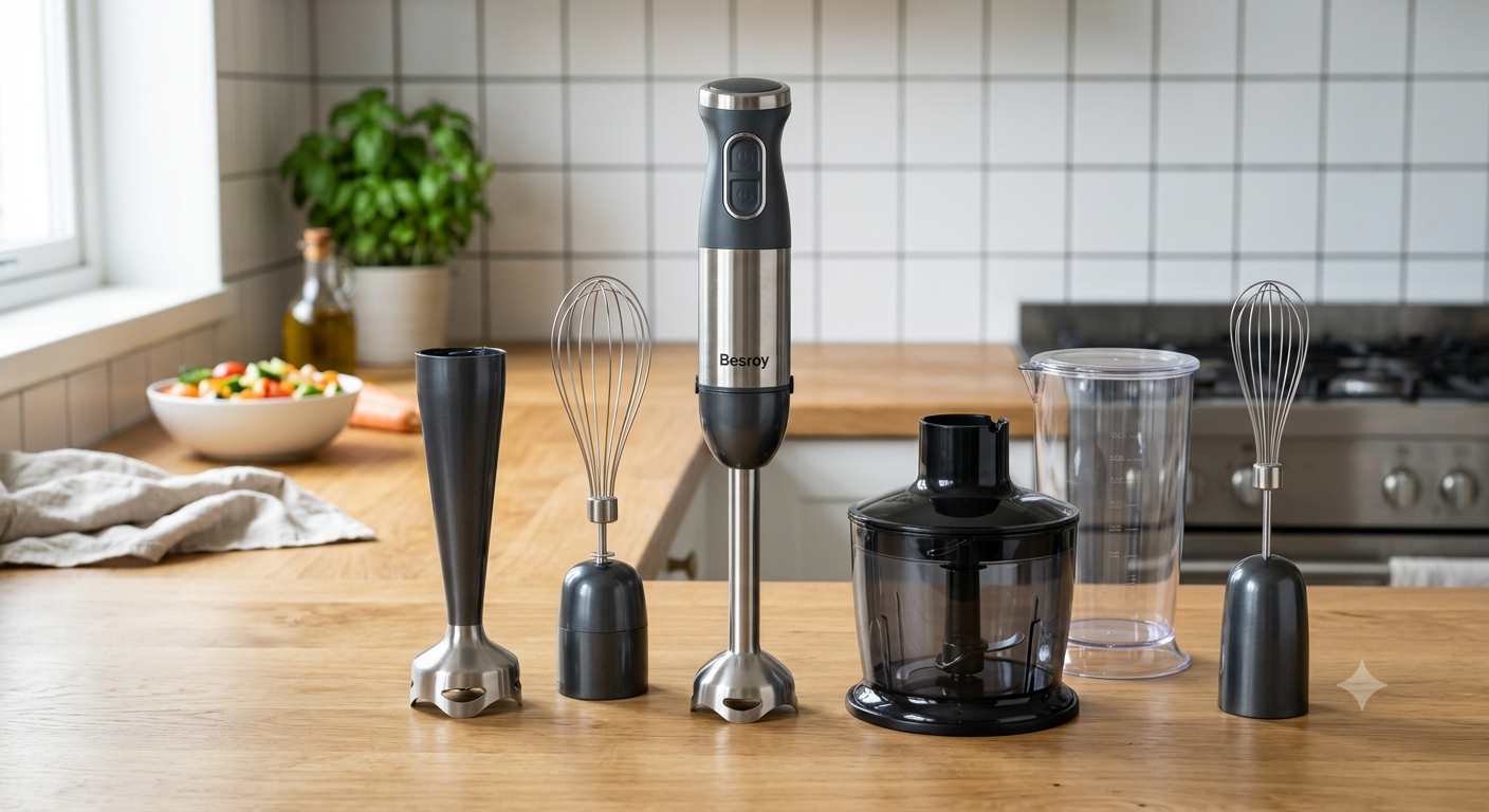 Besroy Hand Blender Set 5 in 1