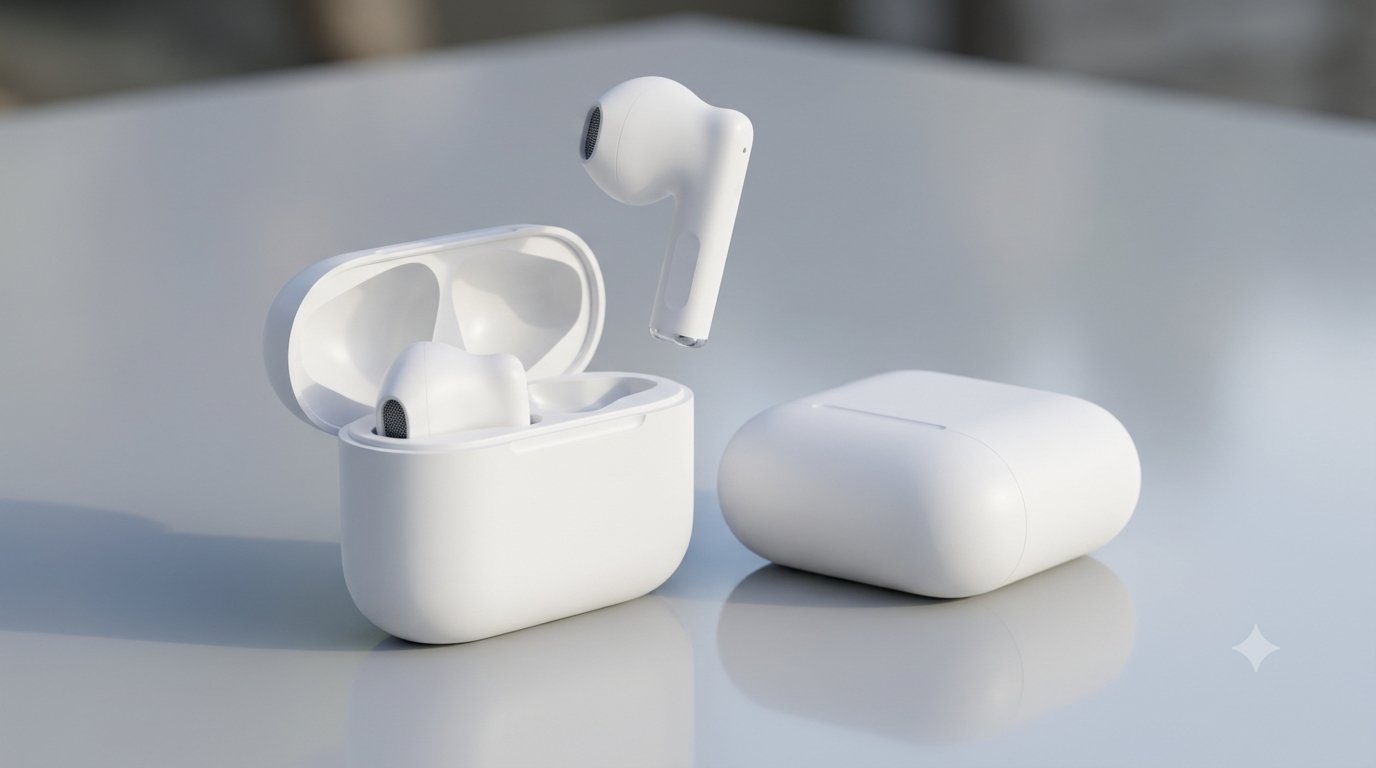 Semi in-Ear True Wireless Bluetooth Earphones