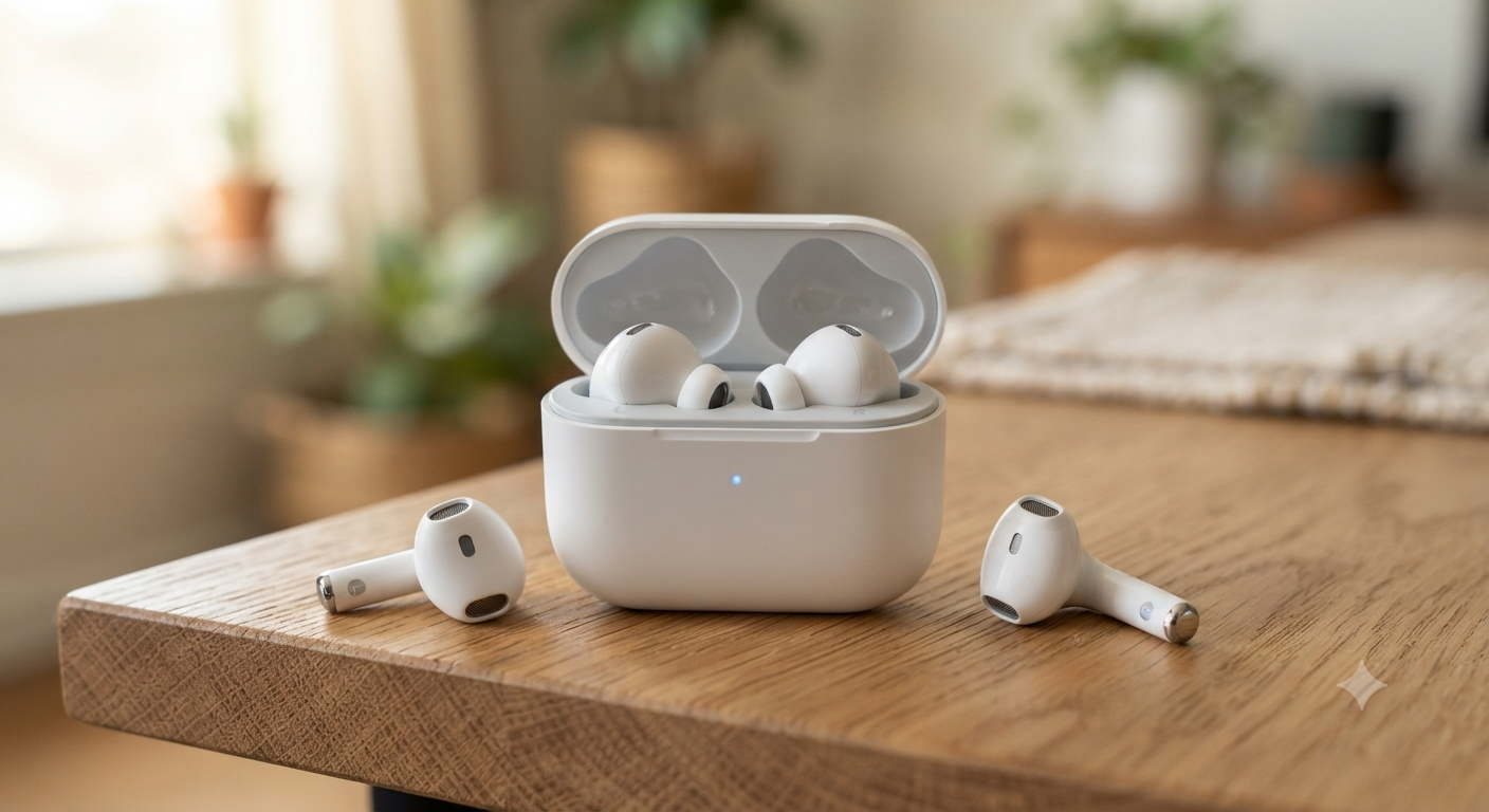 Semi in-Ear True Wireless Bluetooth Earphones