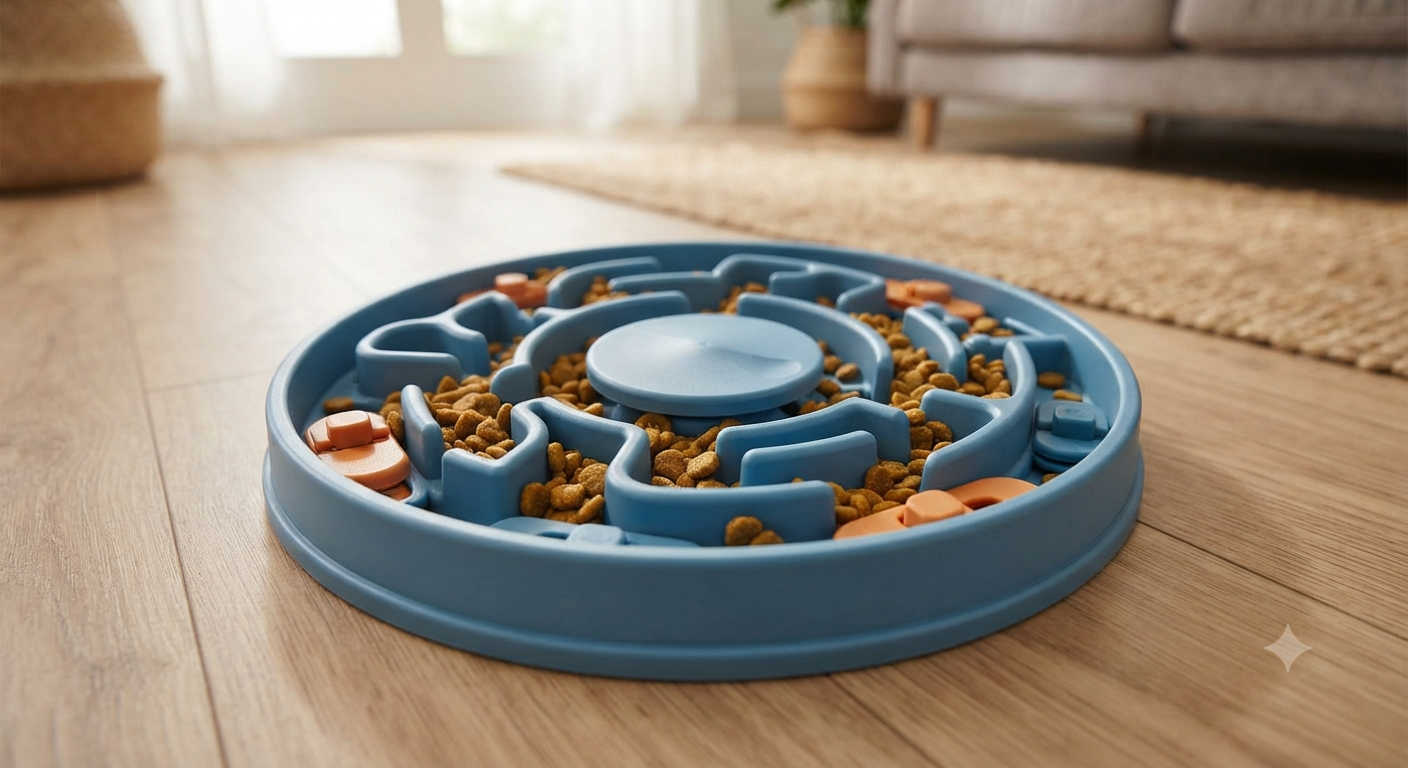 Interactive Slow Feeder Dog