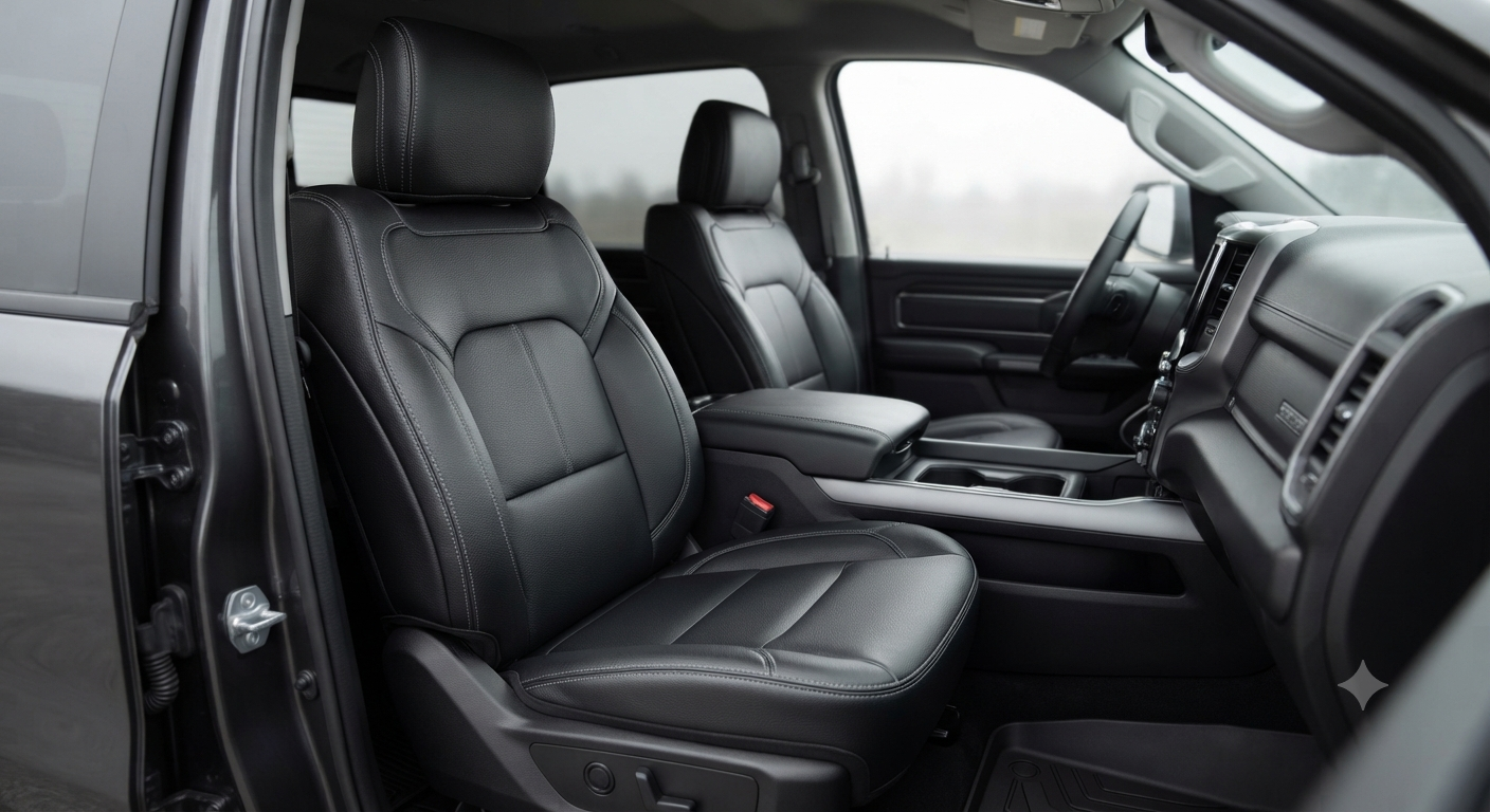 Truckiipa Dodge Ram 2 Front Leather Seat Covers