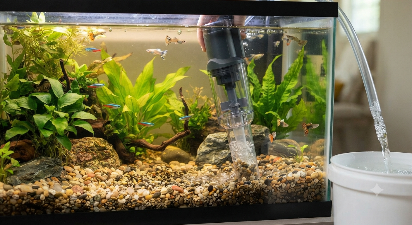 Electric Aquarium Gravel Cleaner