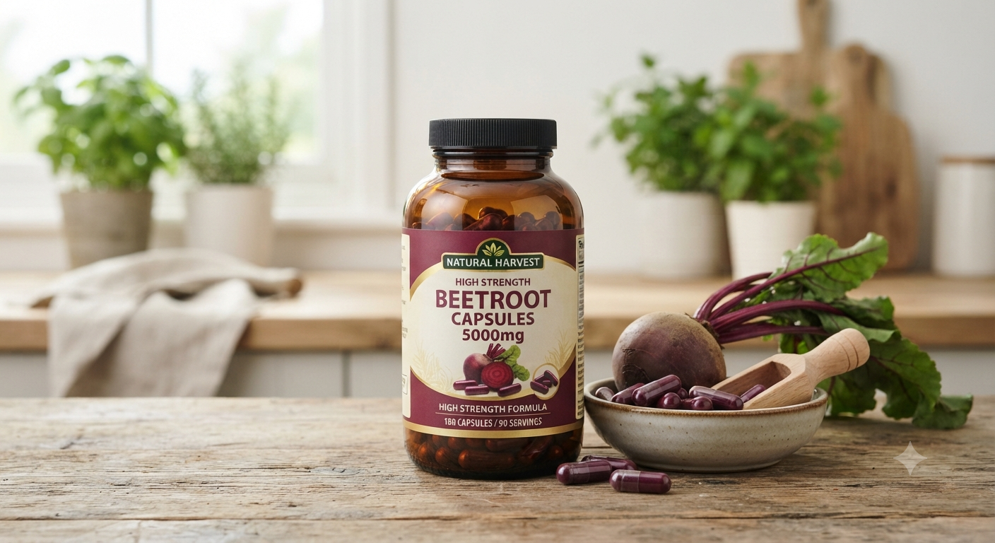 Beetroot Capsules 5000mg High Strength Formula