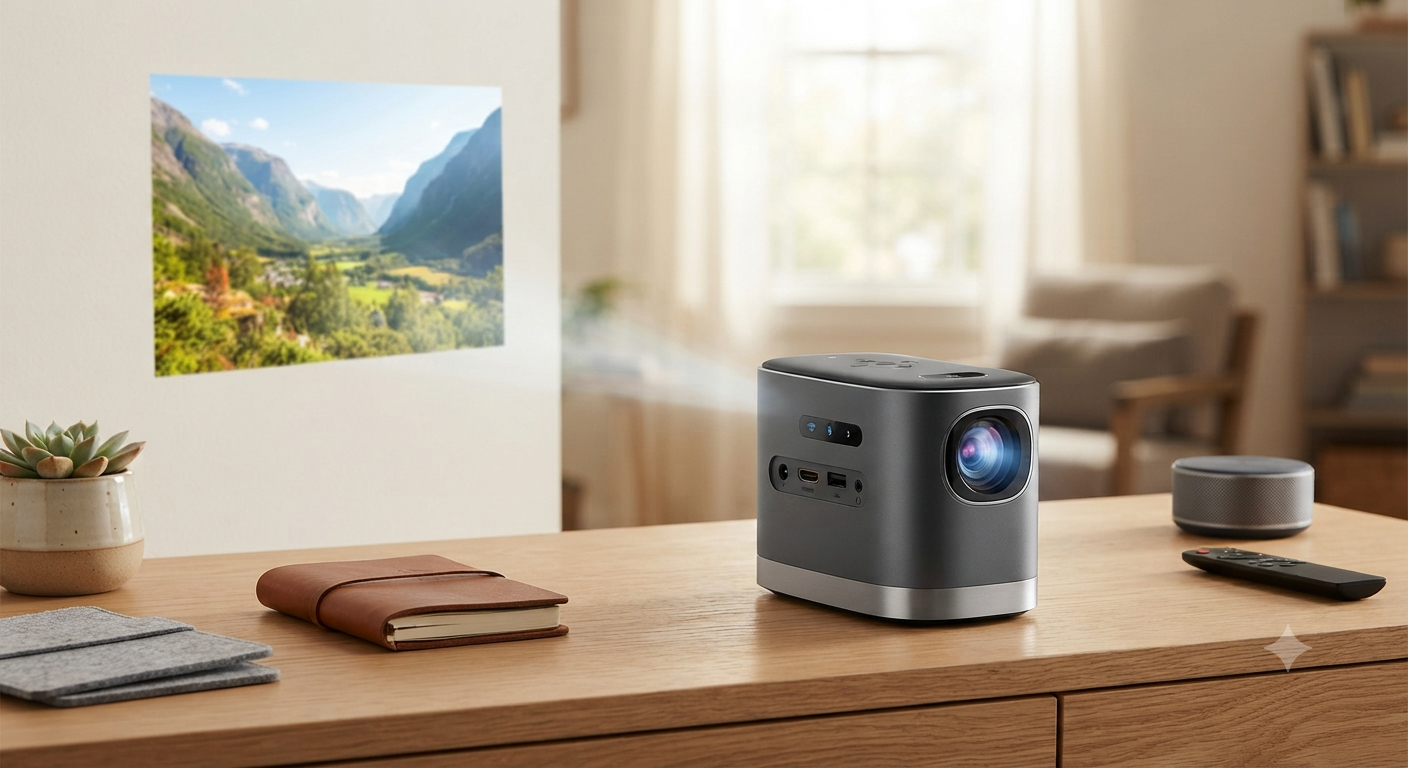 Mini Projector with WiFi and Bluetooth
