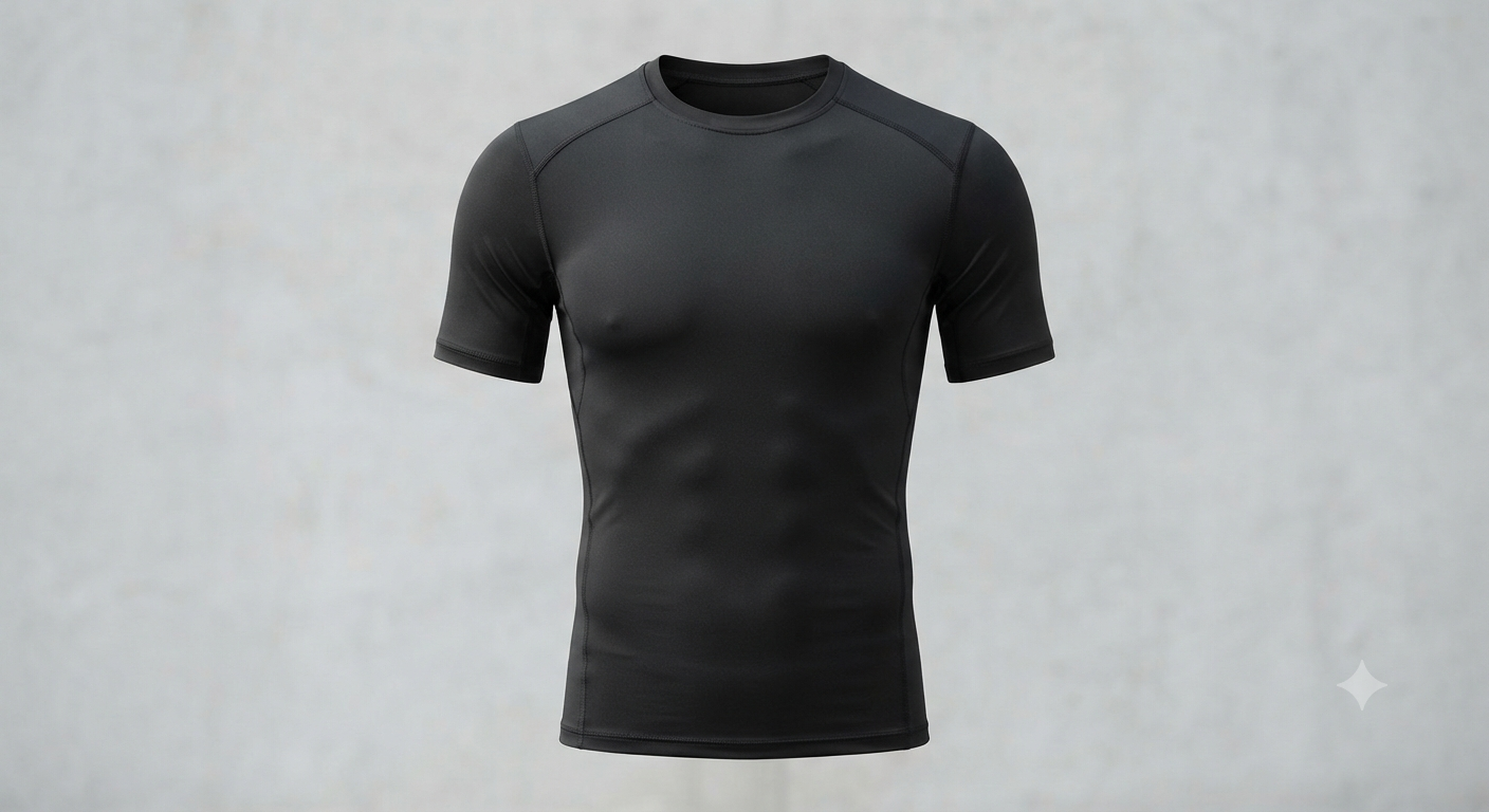 Mens Compression Shirt Short Sleeve