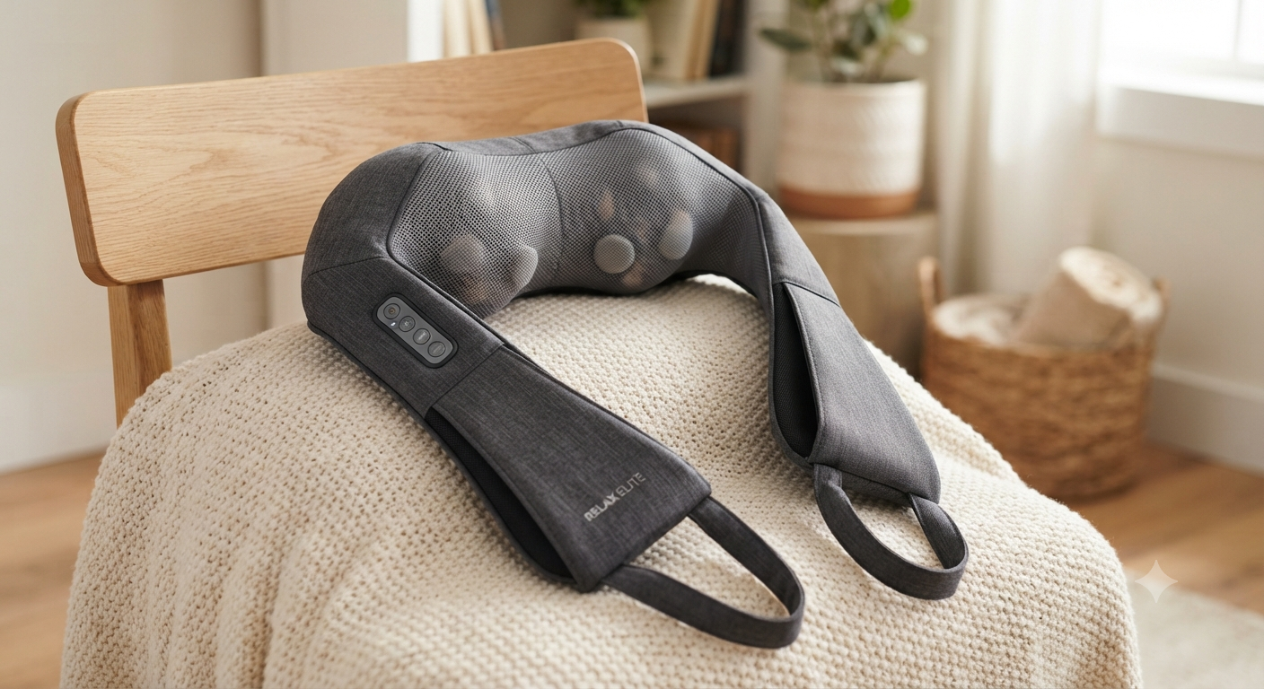 Cordless Shiatsu Neck and Shoulder Massager