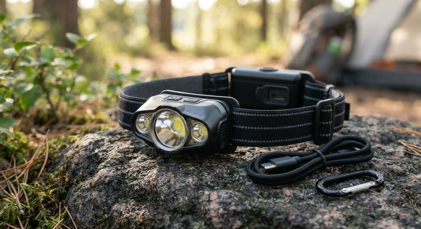 Rechargeable LED headlamp
