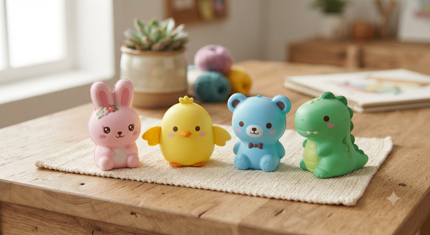 4 Piece Fufu Squishy