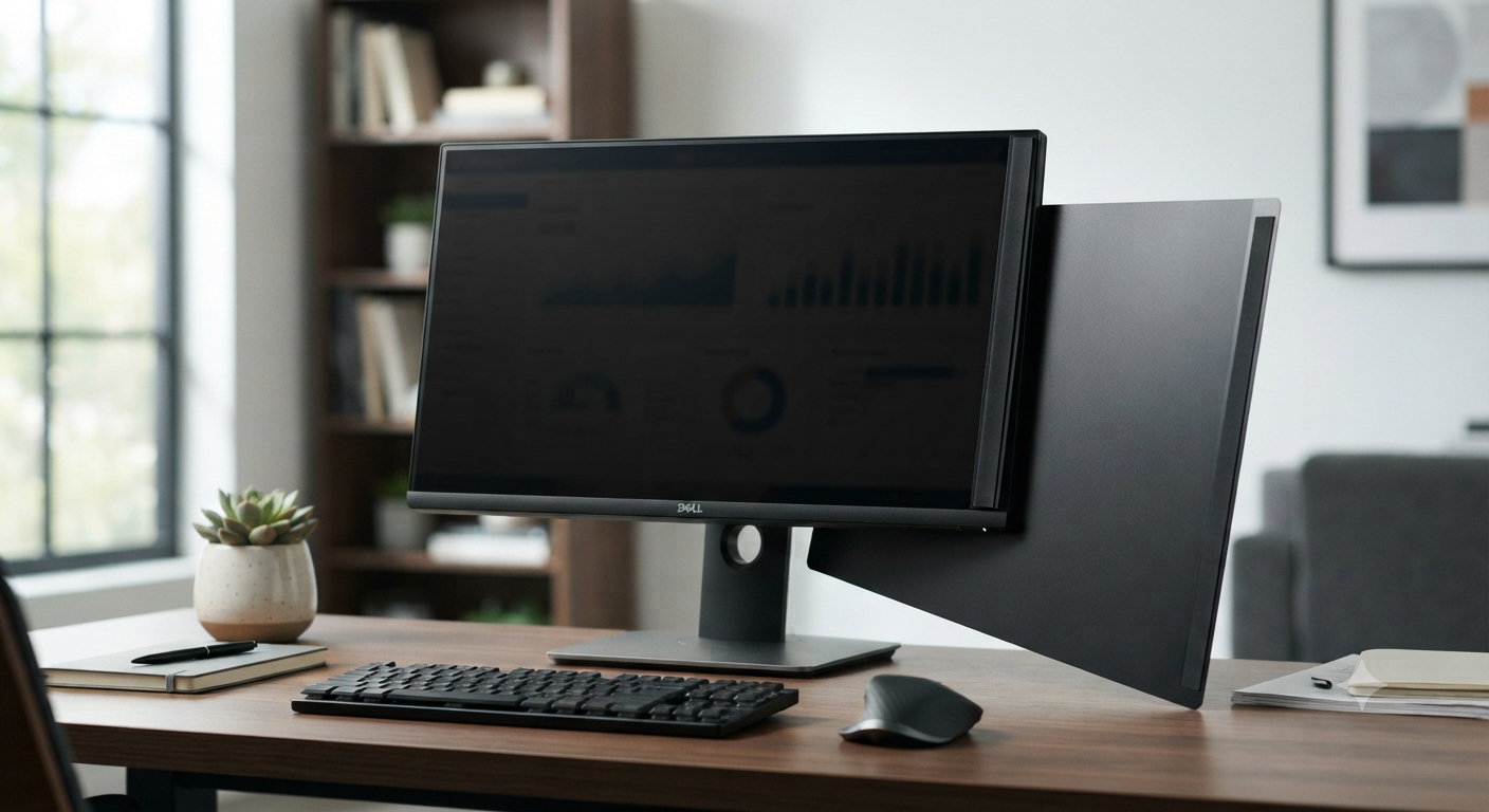 2Pack Magnetic 27 Inch Privacy Screen for Computer Monitor 16:9 Aspect Ratio