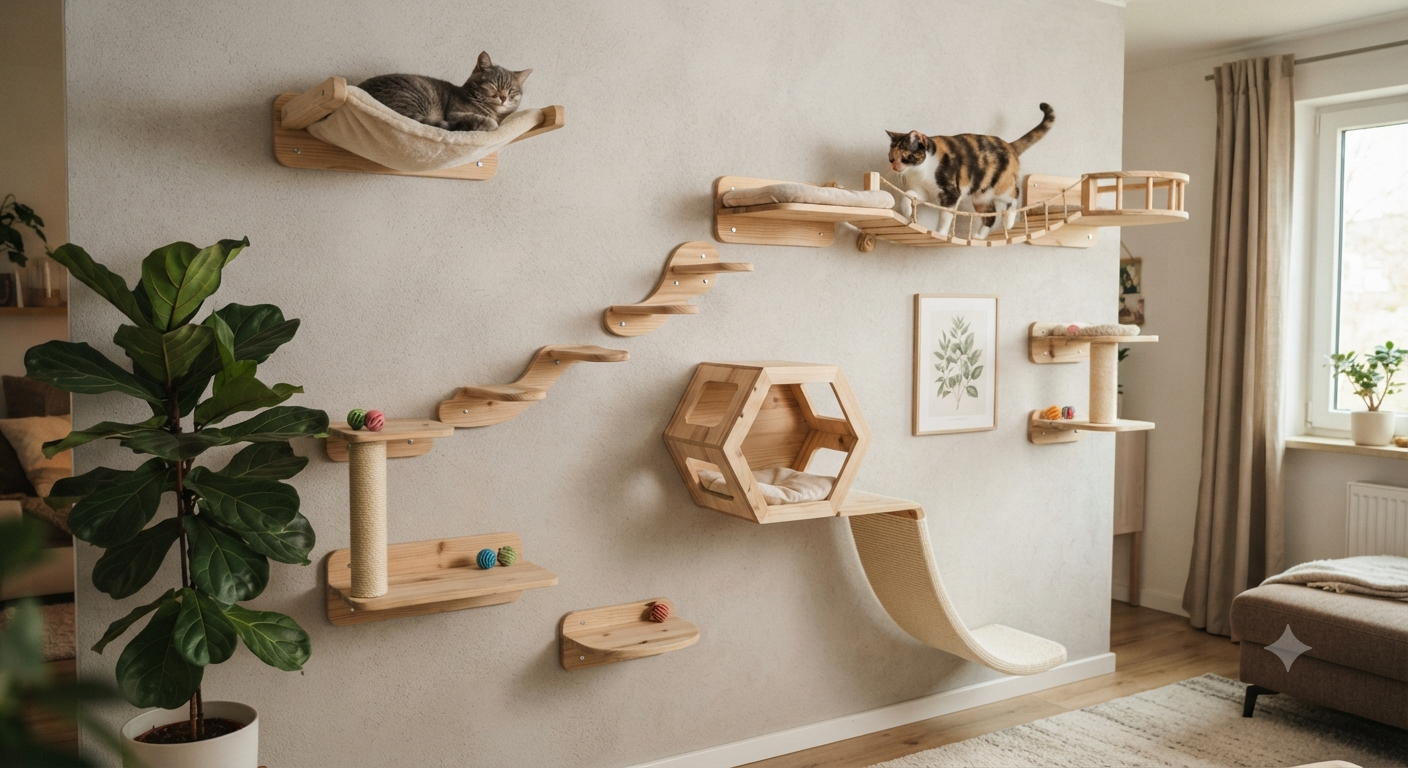 Cat Wall Shelves