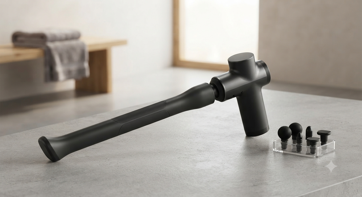 Massage Gun with Extended Handle