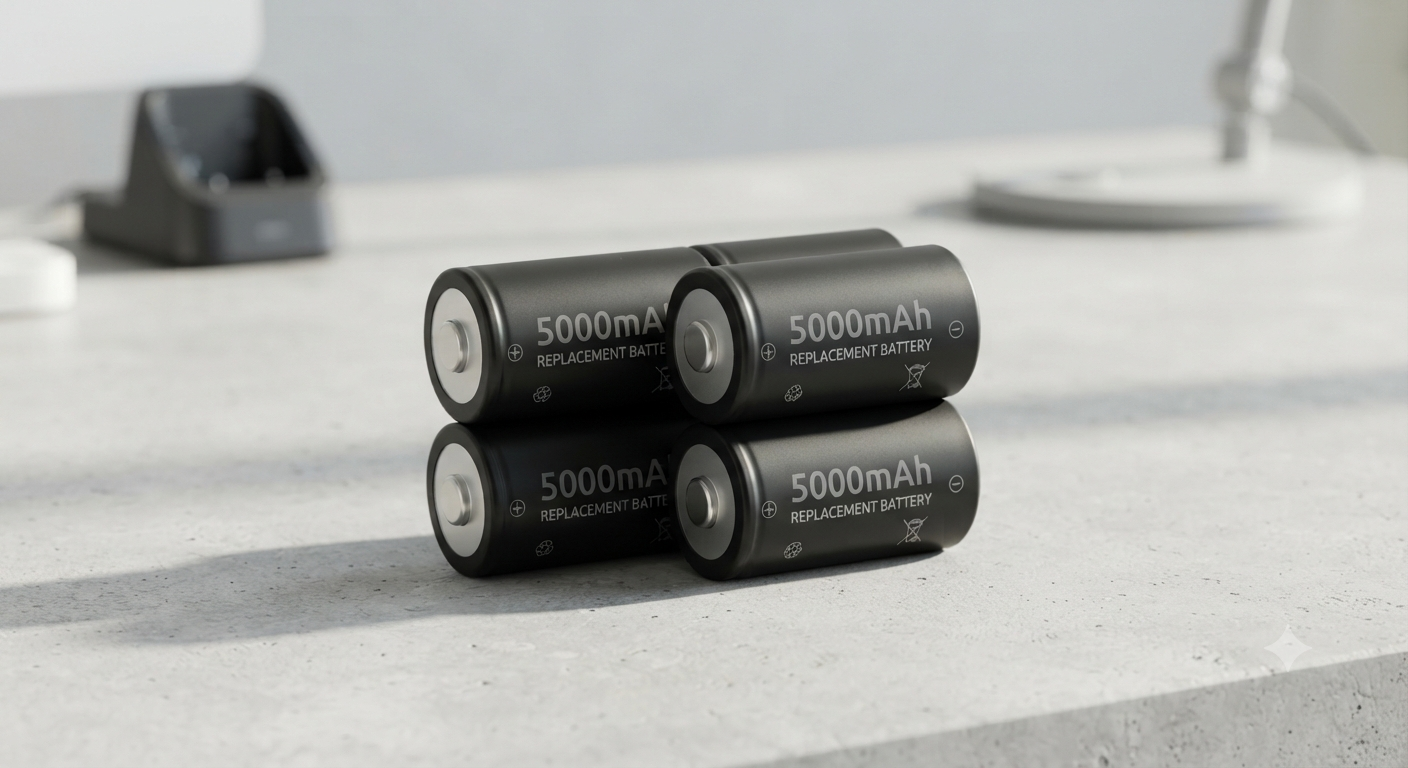 4-Pack 5000mAh Replacement Battery
