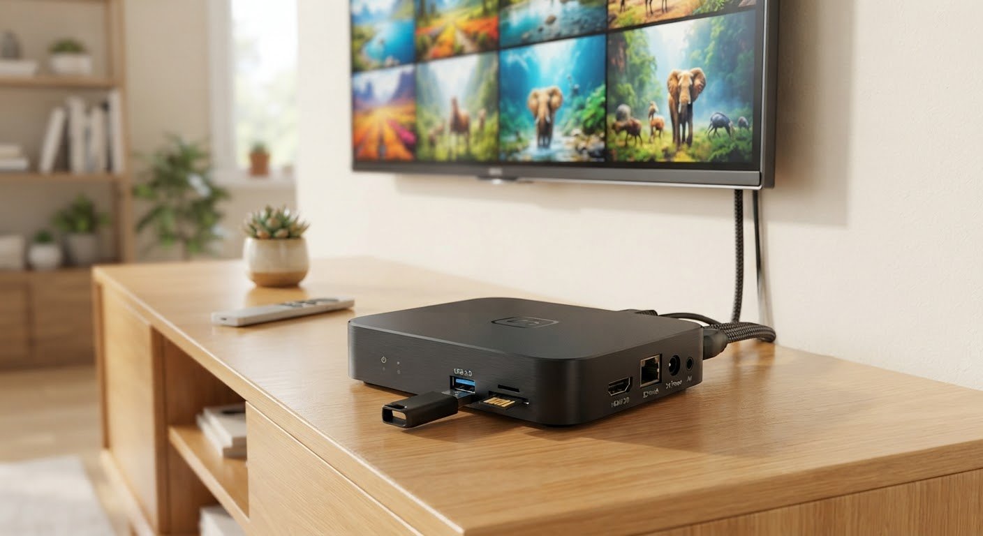 4K Media Player for USB Drive & MicroSD