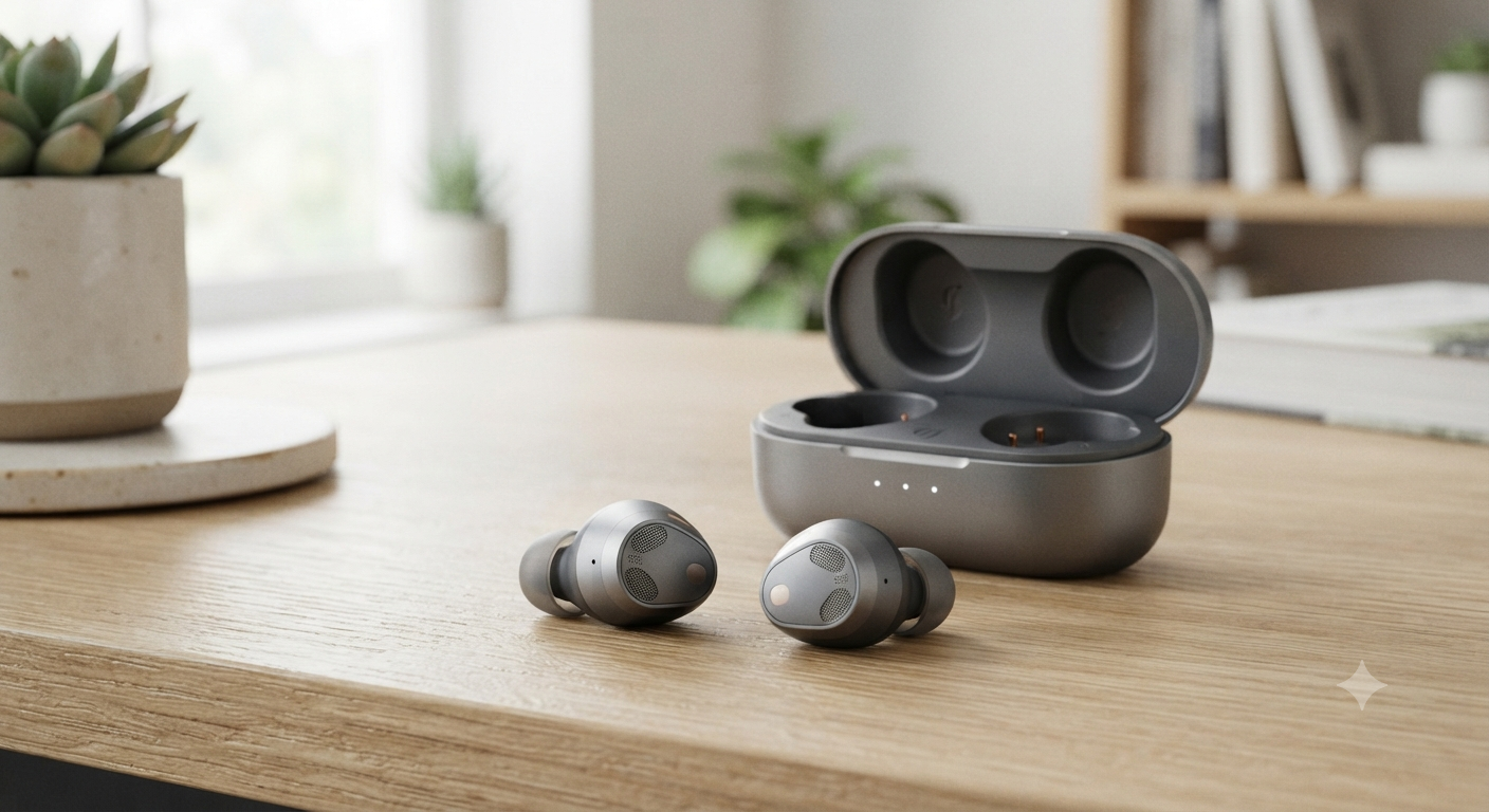 Adaptive Hybrid Active Noise Canceling 2026 Wireless Earbuds
