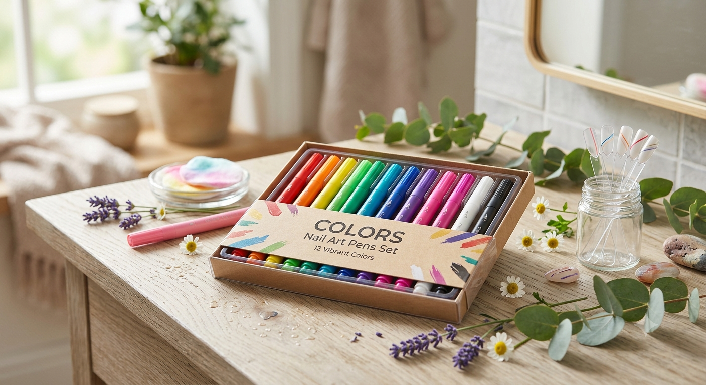 Colors Nail Art Pens Set,