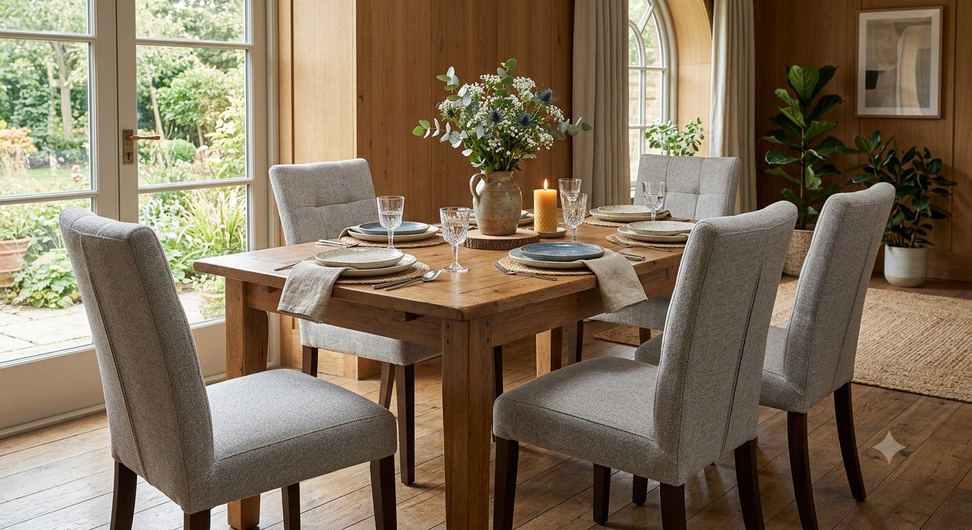 MALOL Upholstered Dining Chairs Set of