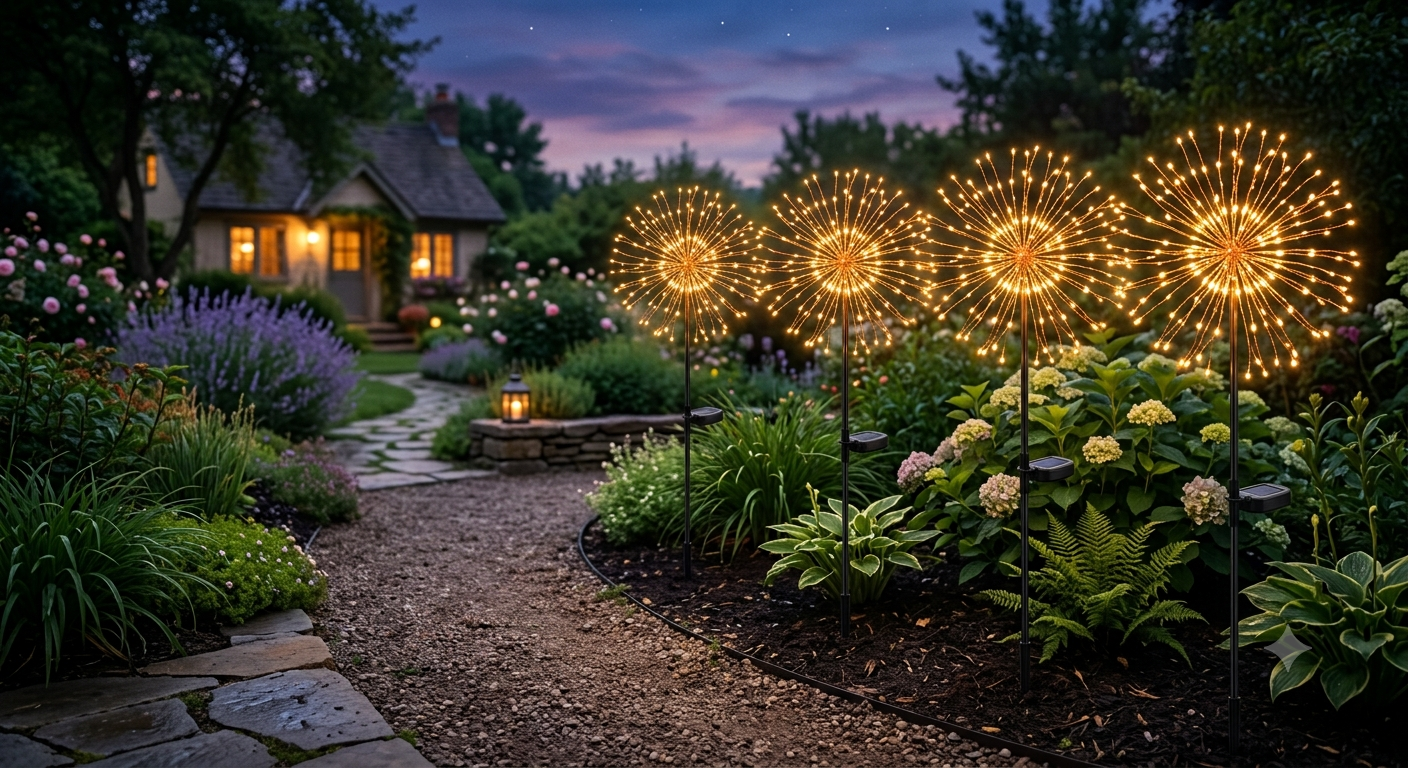 Solar Firework Lights Outdoor