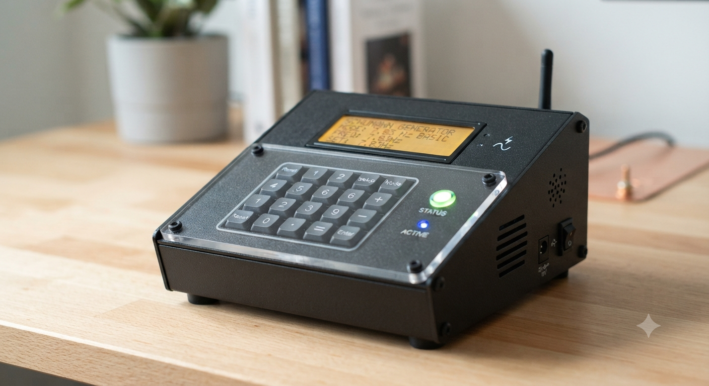Schumann Wave Generator with Protected Large Keypad