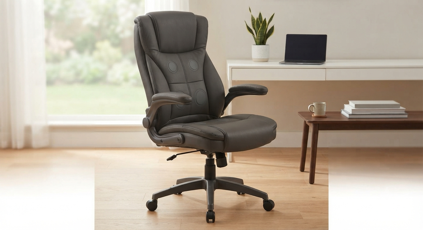 Massage Office Chair with 6 Point Vibration