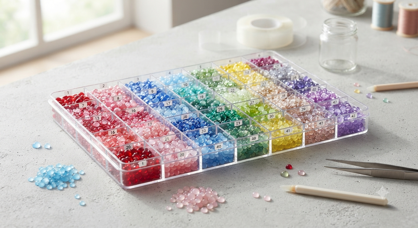 42 Colors 36000Pcs Jelly Rhinestones