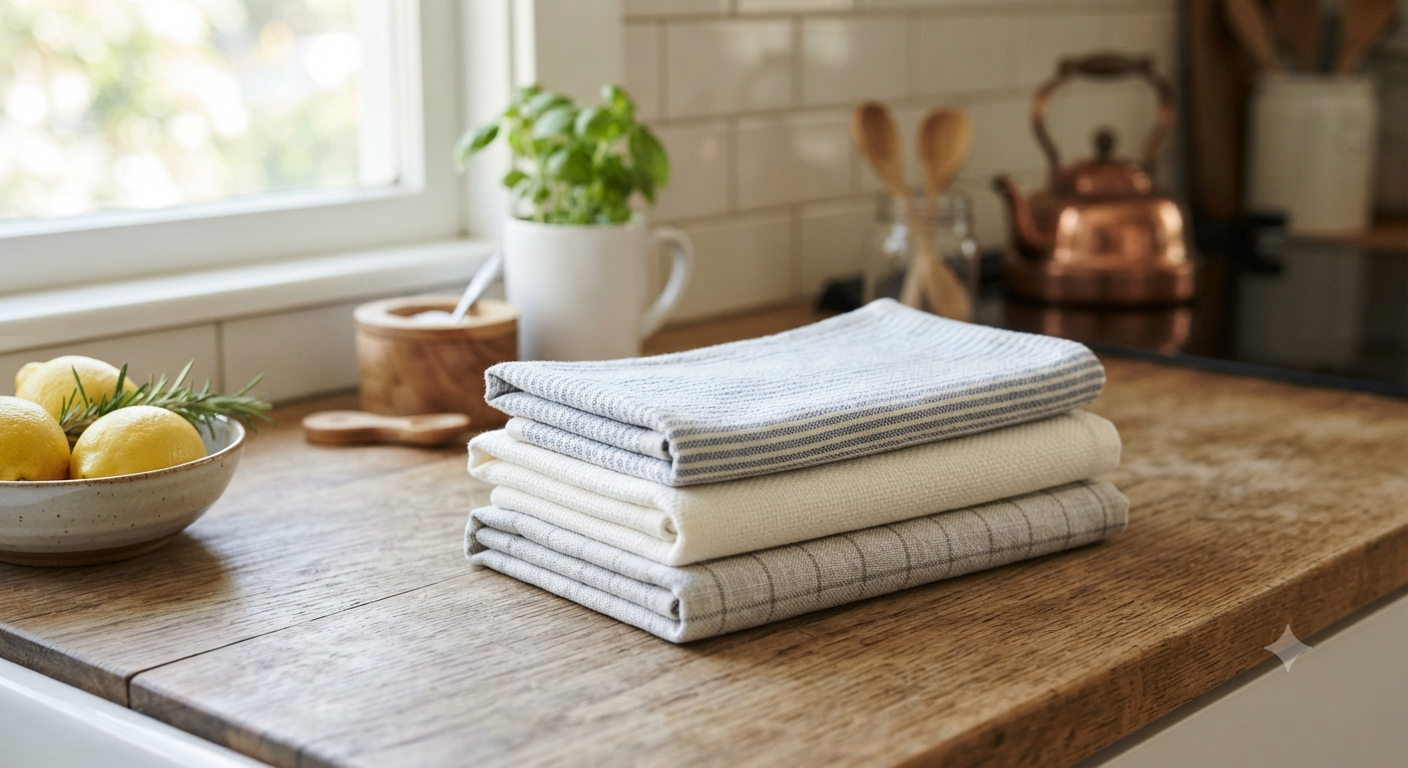 Cotton Kitchen Dish Towels