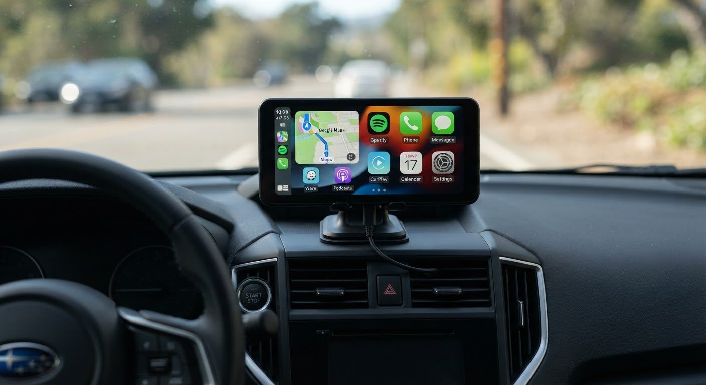 6.86-inch Wireless CarPlay Screen for Apple Carplay and Android Auto