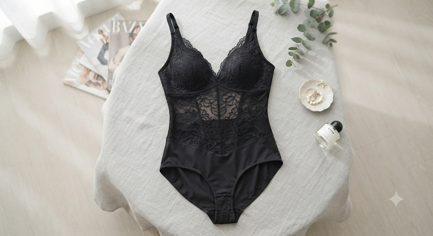 Sexy Lace Shapewear Bodysuit Women