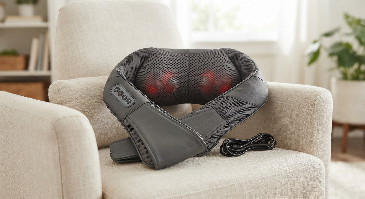 Shiatsu Neck and Shoulder Massager with Heat