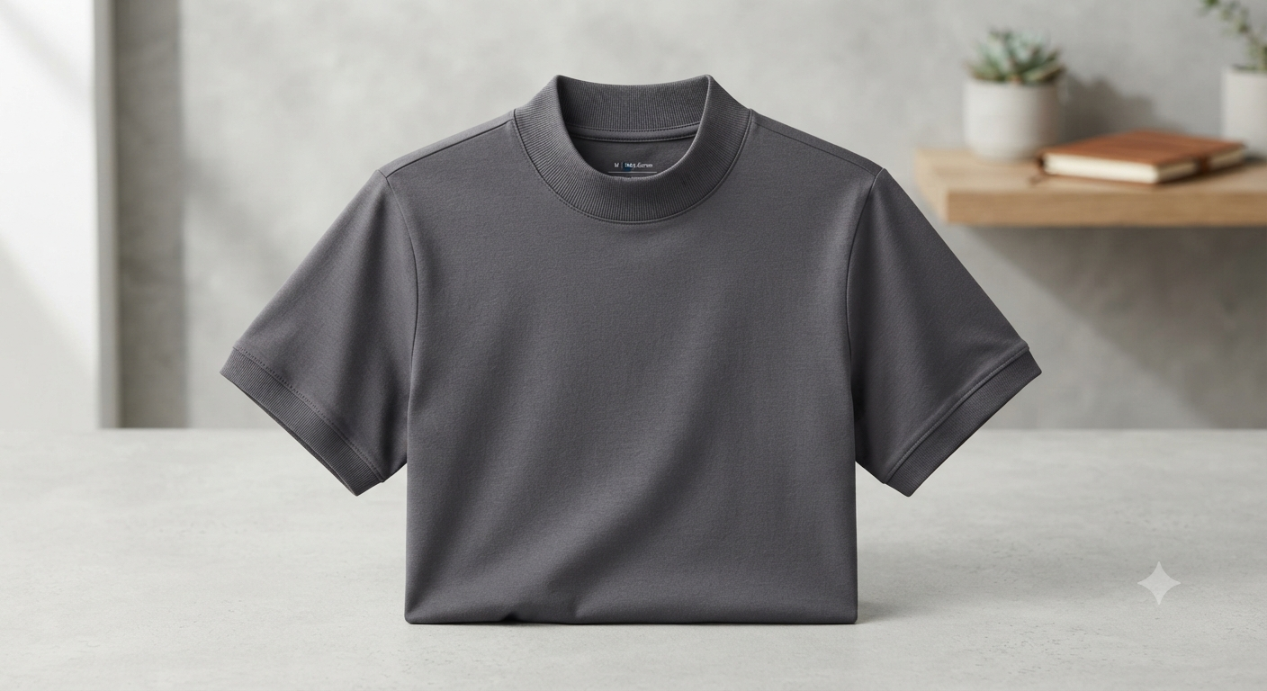 Mock Neck T Shirts for Men