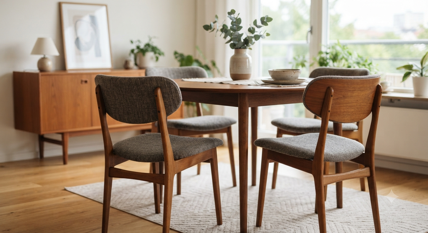 Mid Century Modern Design Dining Chairs