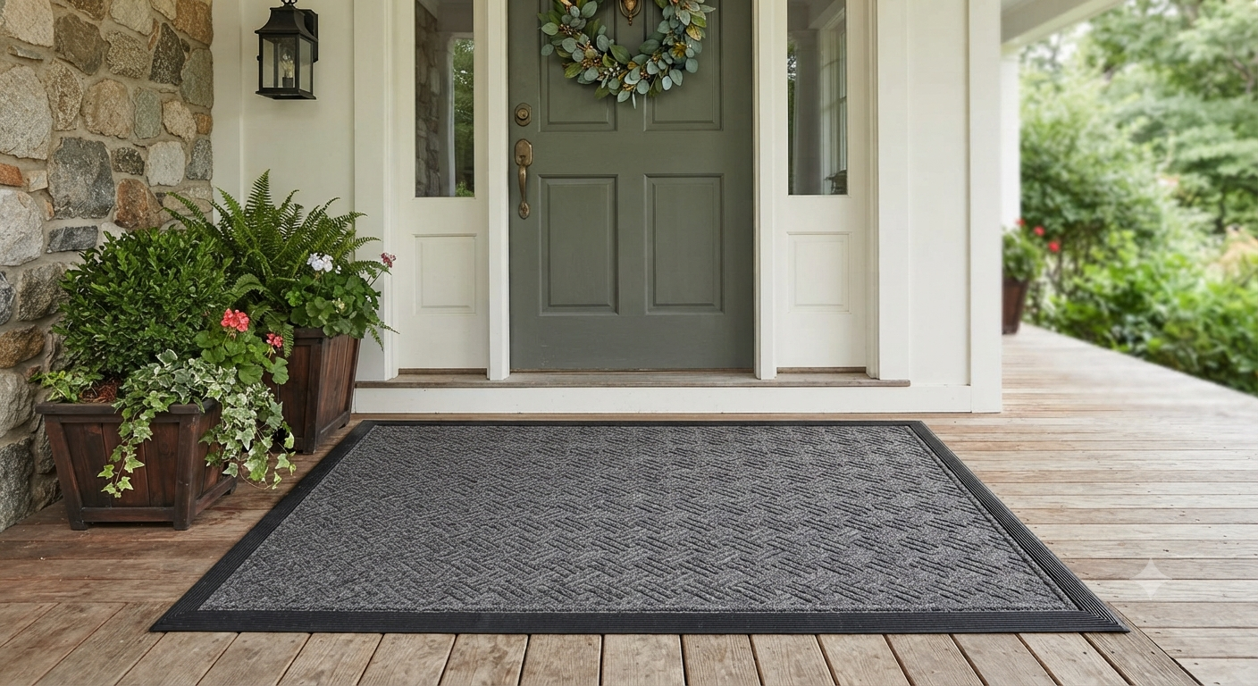 4' X 6' Durable Front Door Mat Indoor Outdoor Entrance