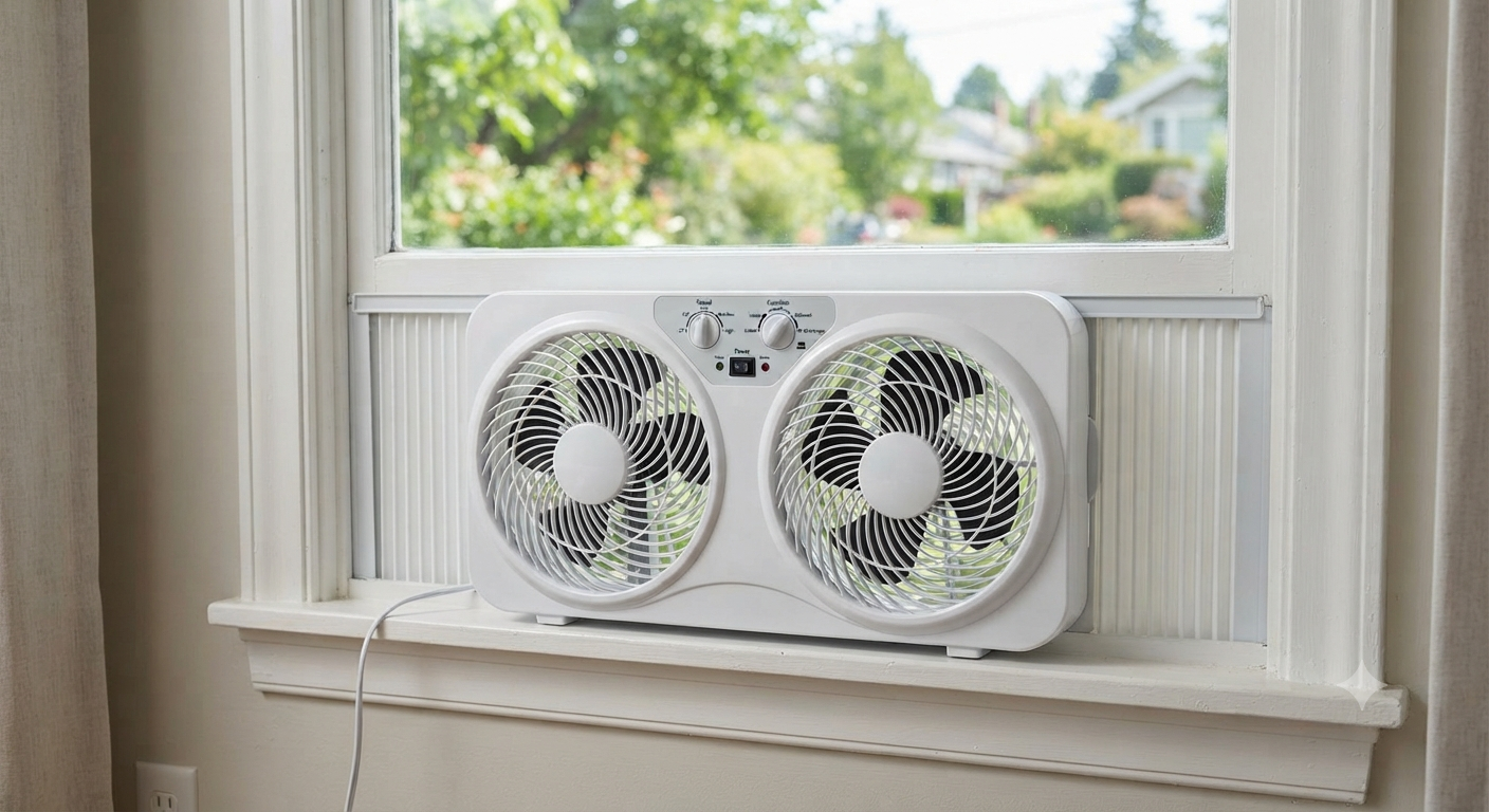Twin Window Fan