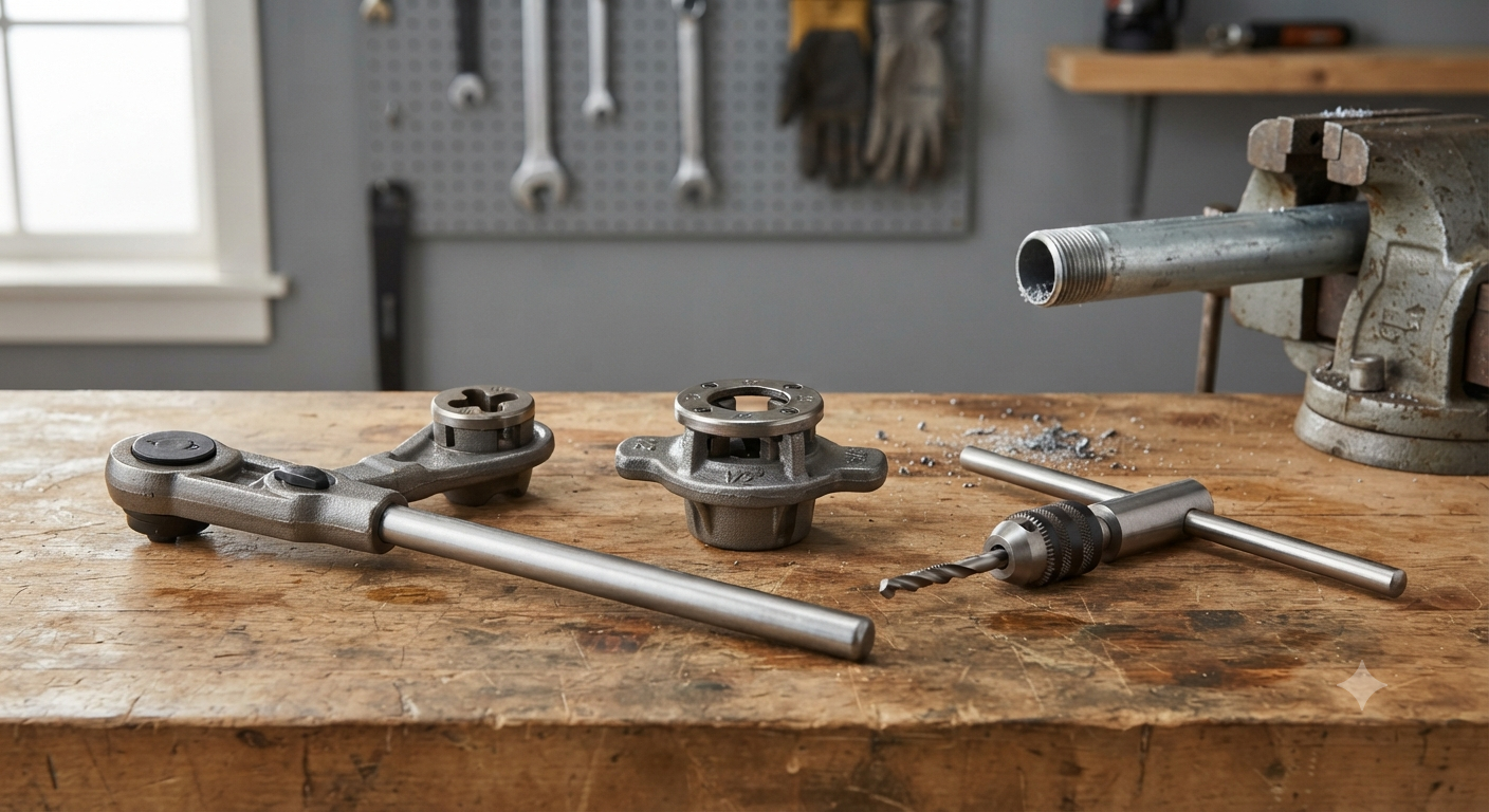 3PCS Pipe Tapping and Threading Tool