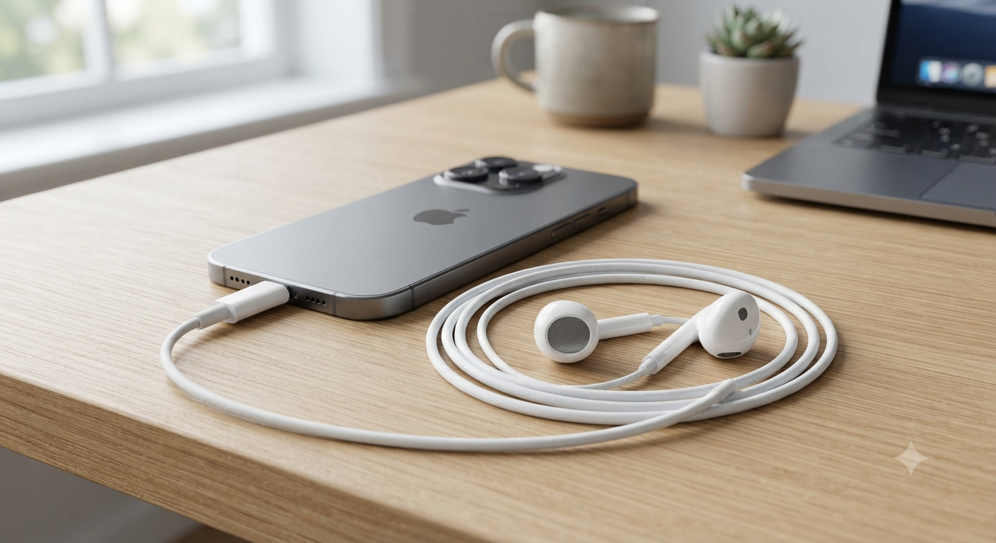 USB C Wired Headphones for iPhone 17 16 15 Pro Max Air