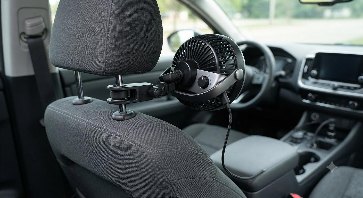 Car Seat Fan for Driver