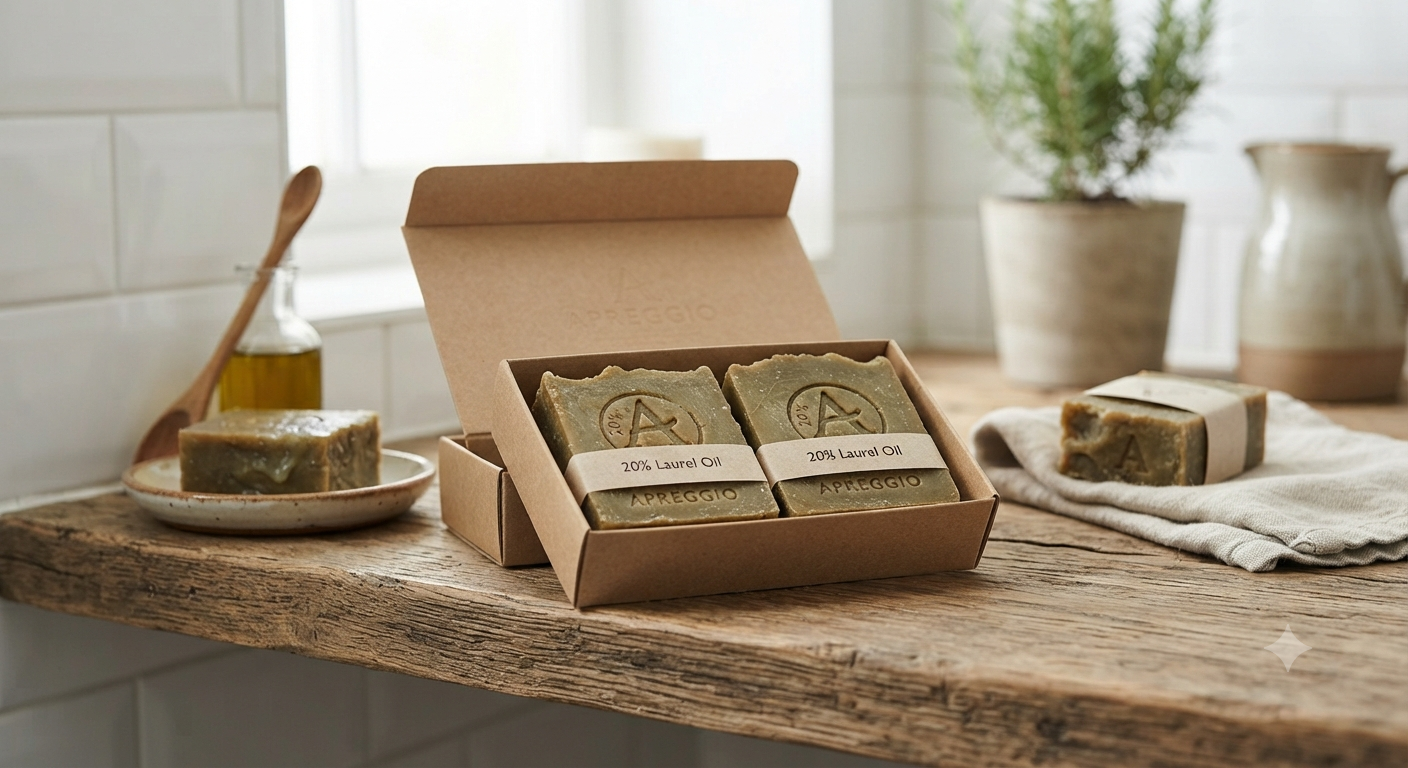 APREGGIO Soap 20% Laurel Oil Double Pack