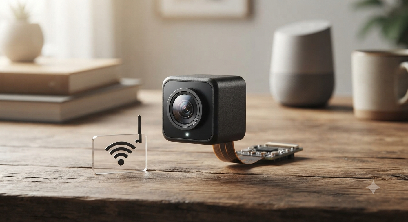 Caméra Espion WiFi,5GHz & 2.4GHz Mini Camera