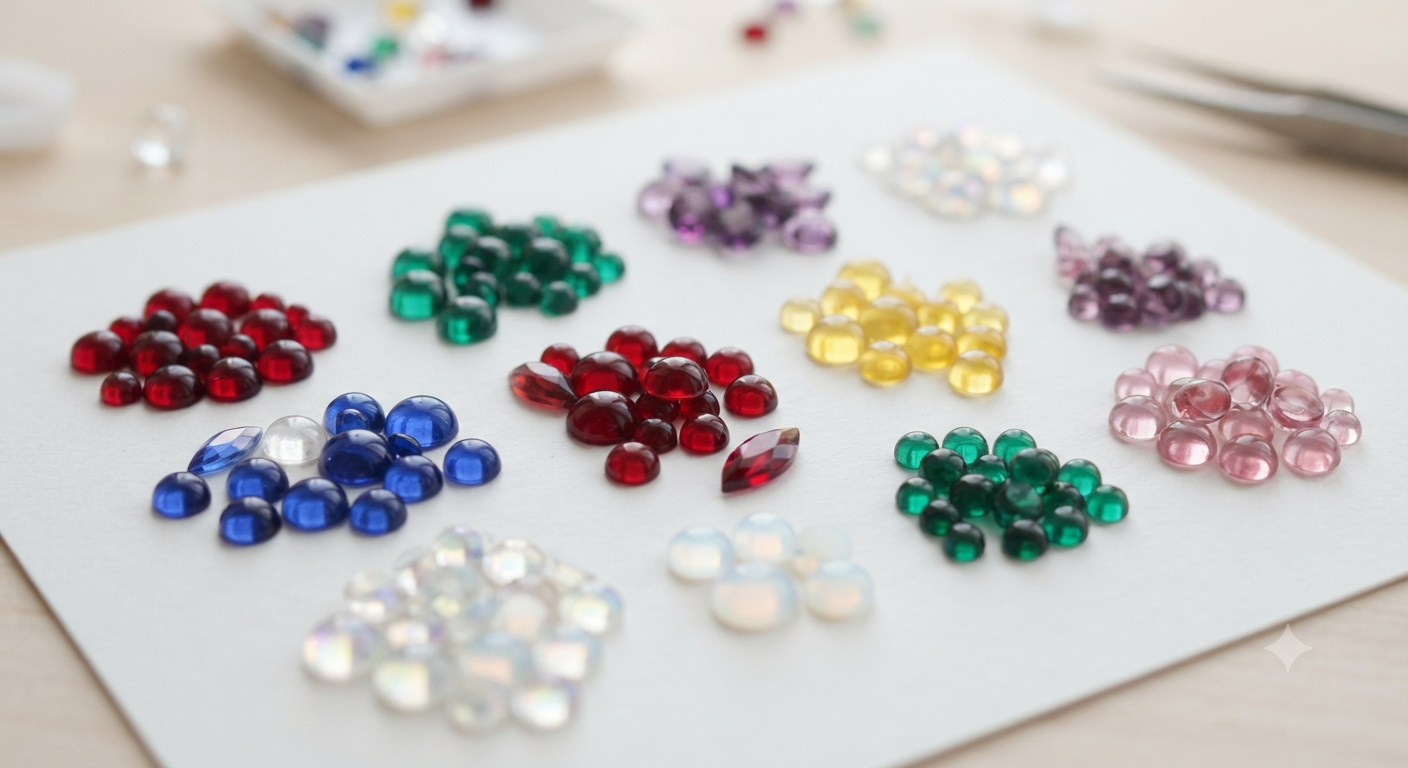 Colors Resin Jelly Rhinestone
