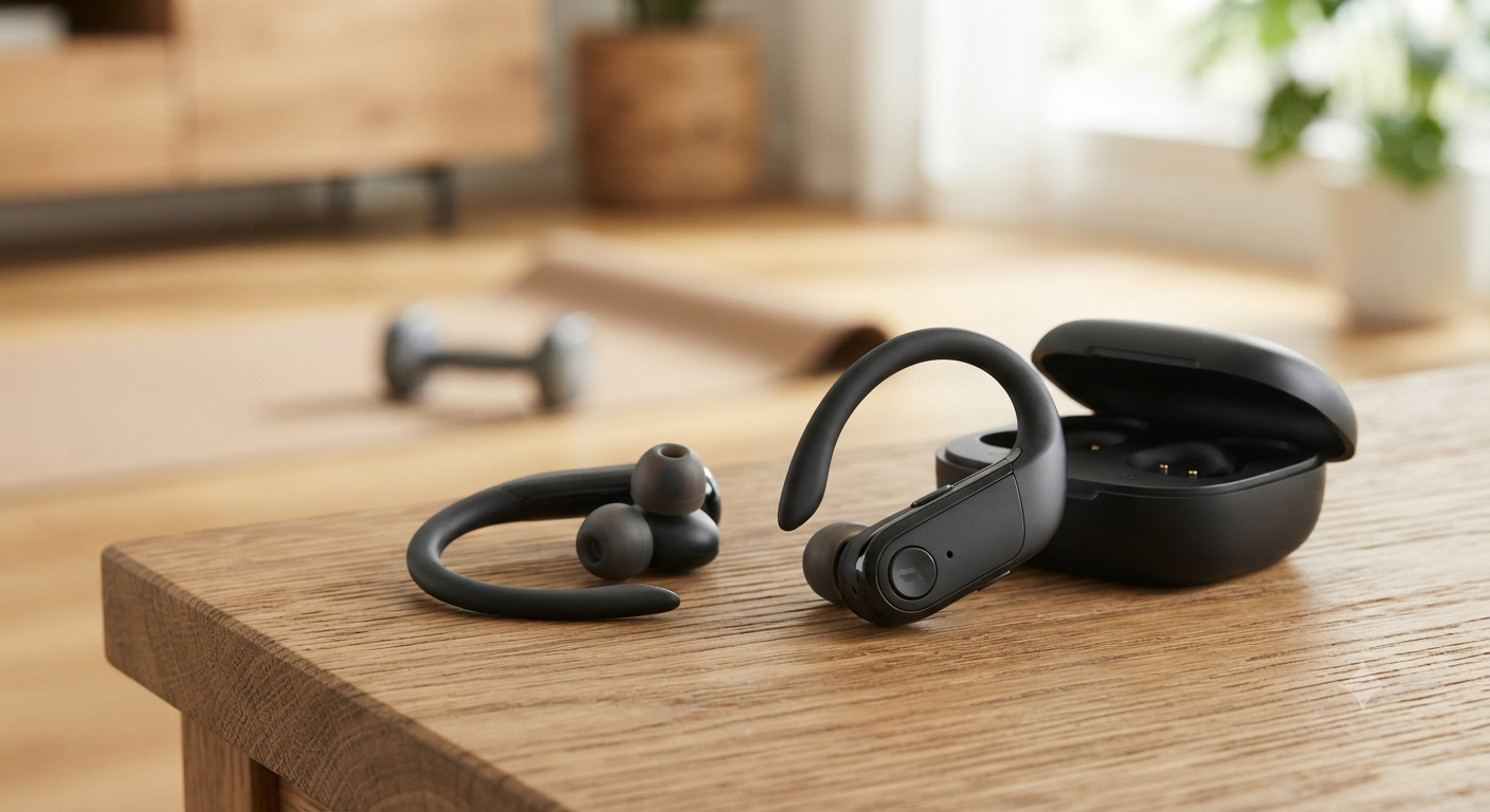 Over Ear Earbuds with Ergonomic Earhook