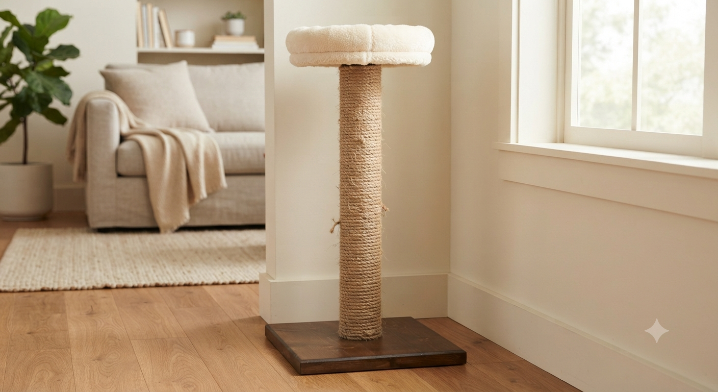 Tall Cat Scratching Post 36 inch Large Cat Scratch Post for Indoor Cats