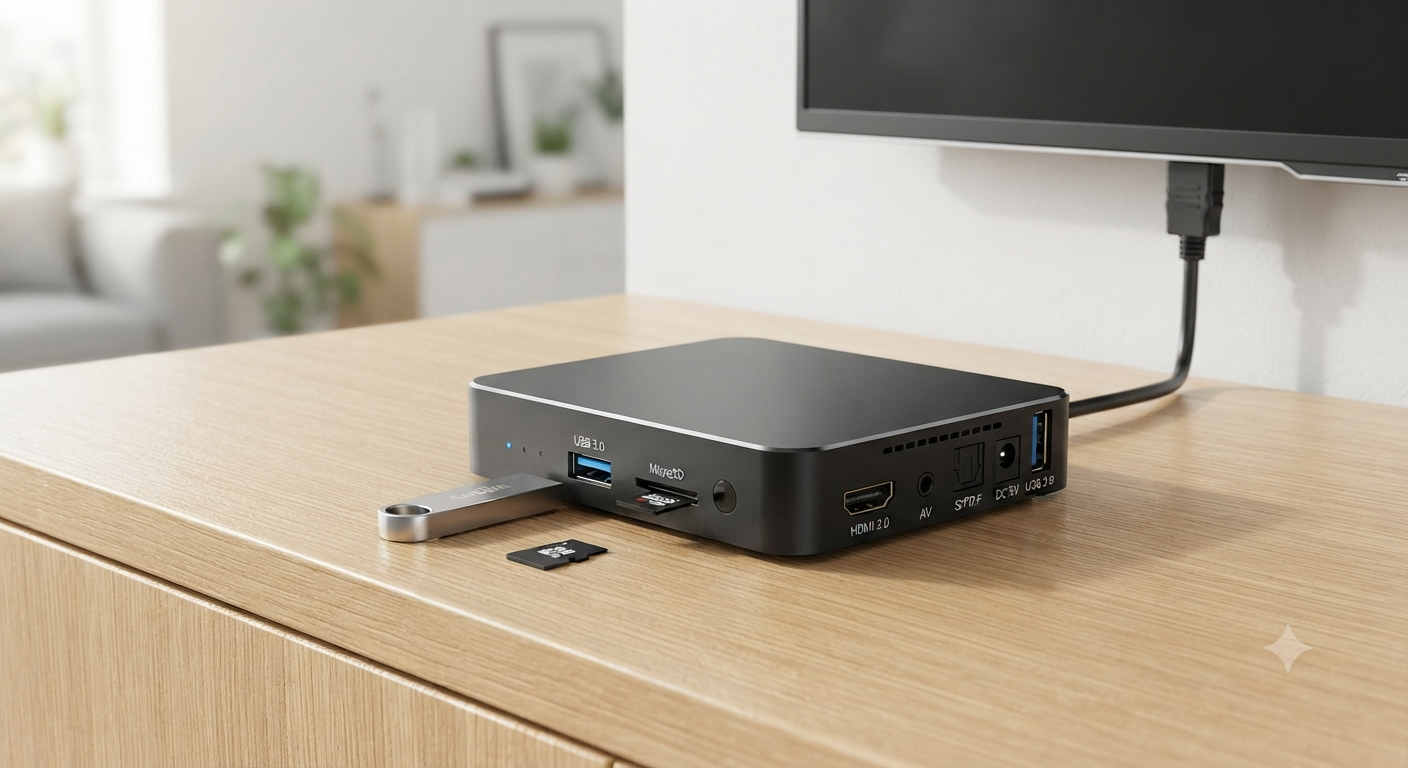 4K Media Player for USB Drive & MicroSD