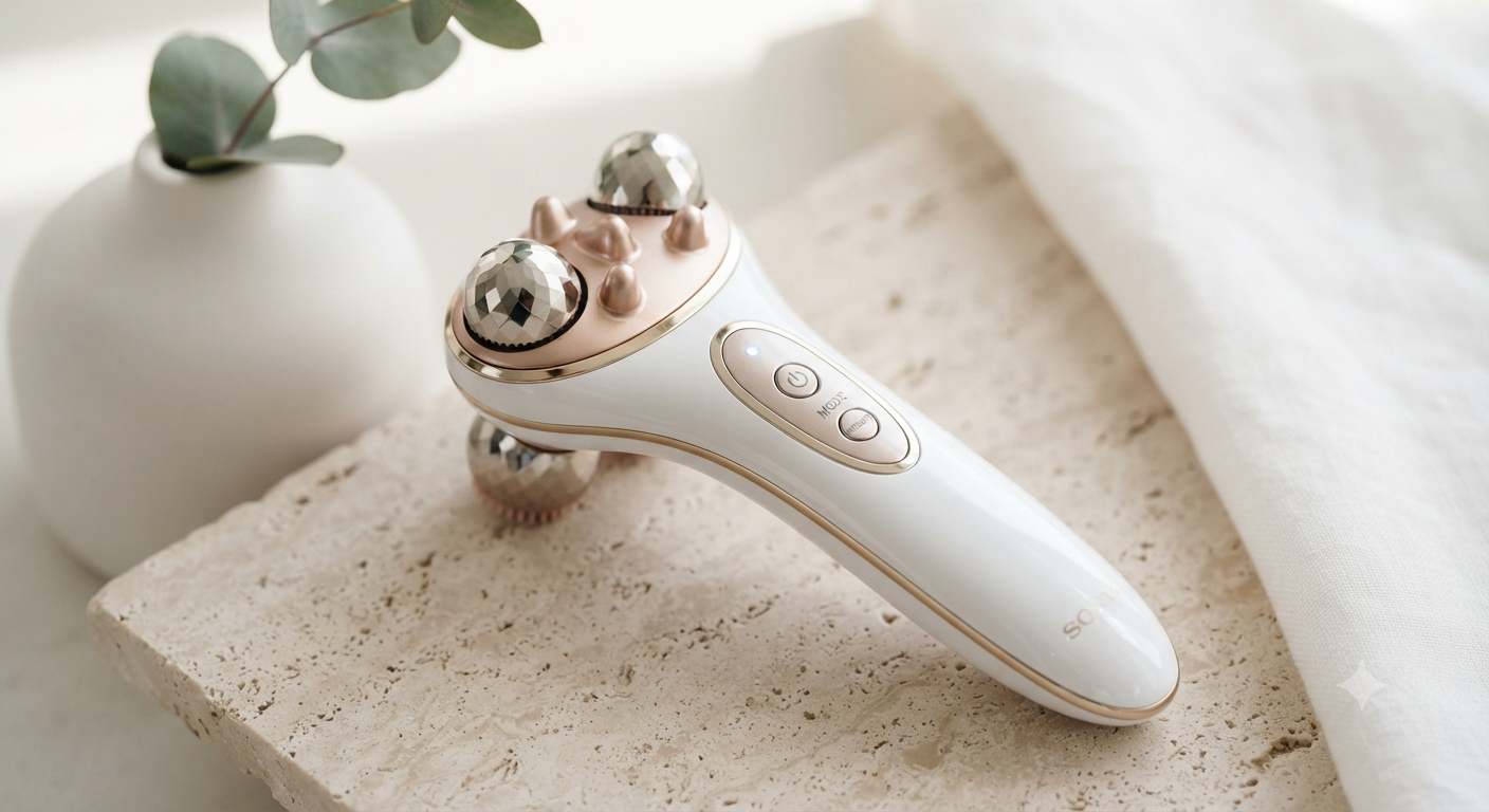Electric Lymphatic Contour face Brush for Jawline & Neck