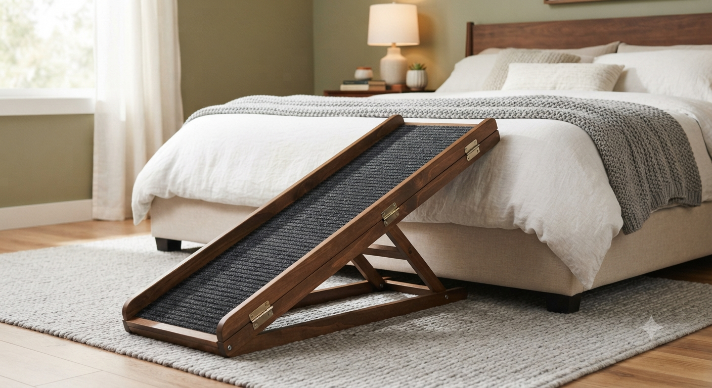 Dog Ramp for Bed - Foldable Small to Large Dog Ramp for Couch