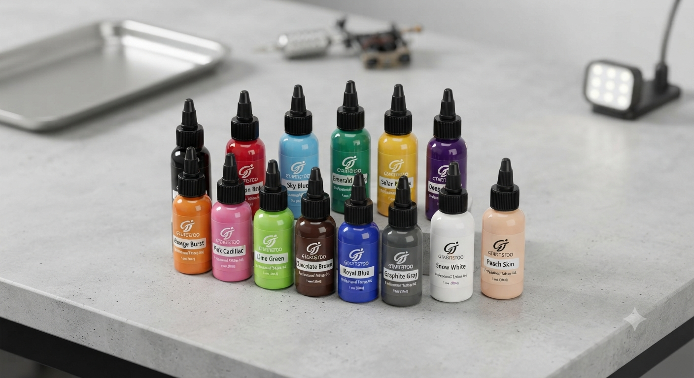 GTARTISTOO Tattoo Ink Professional Set 14 Colors