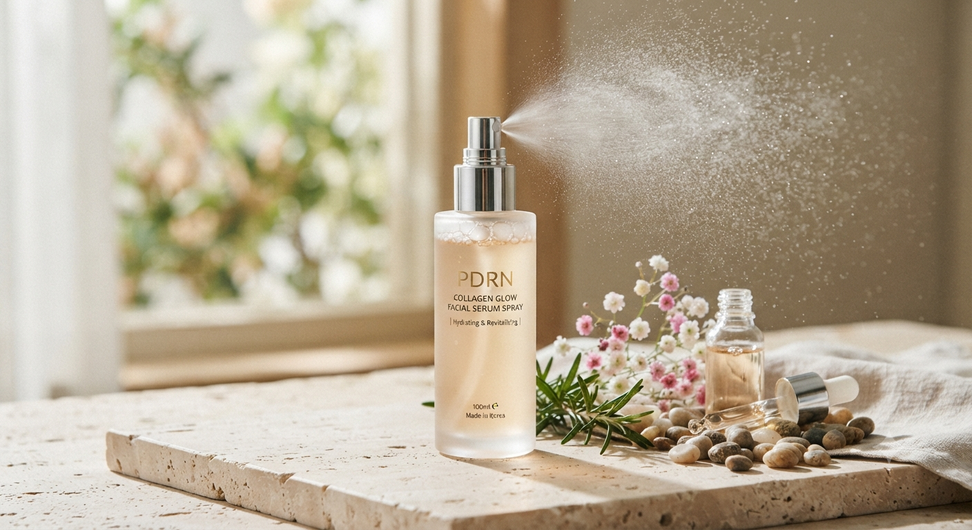 PDRN Collagen Glow Facial Serum Spray