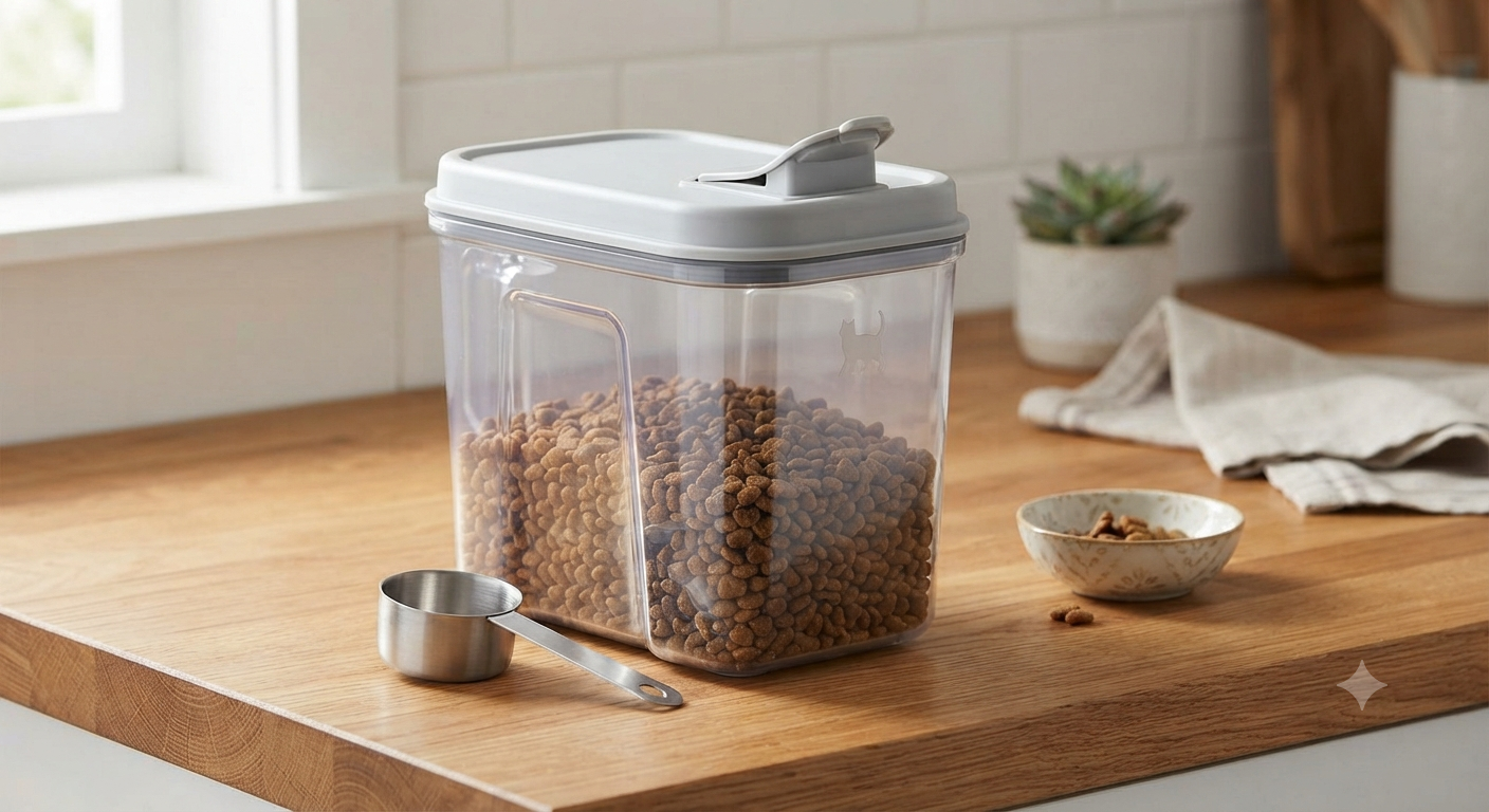 Cat Food Storage Container