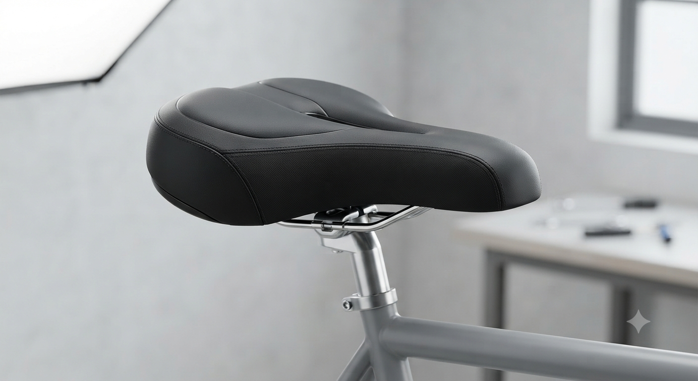 Noseless Oversized Bike Seat